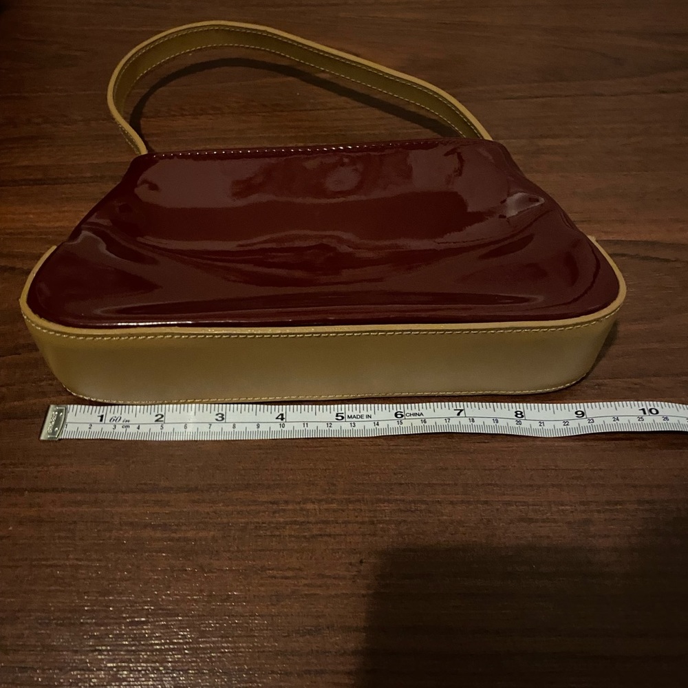 cherry red & cream mini shoulder bag - Picture 3 of 5